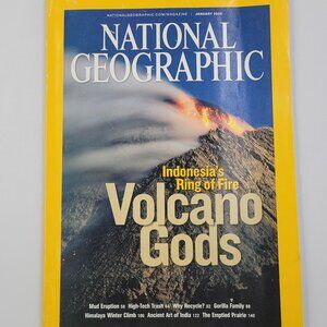 National Geographic January 2008 Volcano Gods Ring of Fire Indonesia